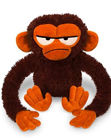 YOTTOY Contemporary Collection | Grumpy Monkey Soft Stuffed Plush Toy – 12”