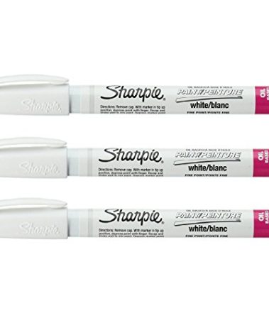 Sharpie Permanent Paint Marker, Fine Point [Set of 3]
