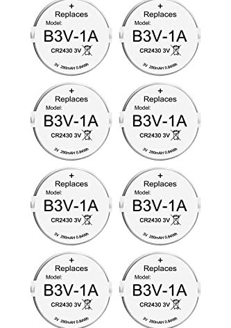 Abeden B3V 1A Lithium Replacement Batteries Compatible with High Tech Pet Single Electronic Collar Battery for Model MS-4 and MS-5 8 Pack