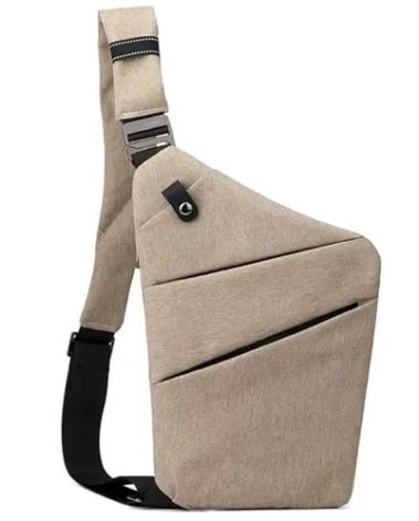 Crossbody Travel Bags for Women, Anti Theft Proof Safe Slim Sling Travel Purses, Personal Flex Shoulder Bag for Men Women