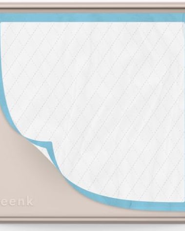 Pee Pad Tray Holder for Dogs - Fits Up to 22 x 22 in. Square Potty Training Pads No Spill Raised Lip High Edge Silicone Mat, Extra Thick and Non-Slip for Indoor Floor Protection (Small, Beige) | eenk