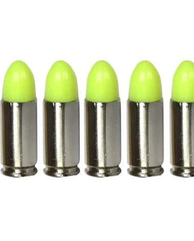 ST Action Pro 9mm Dummy Rounds –5 Pack Inert Training Ammunition for Dry Fire, Malfunction Drills & Classroom Use – Nickel Casing, UV Reactive, Veteran-Owned, Assembled in USA – Safe & Reusable