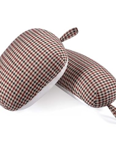 3 BUZZLETT Tailor’s Ham and Seam Roll Set – Premium Tailors Ham for Ironing – Professional Pressing Tools – Linen and Doll Cotton Press Ham for Ironing Smaller Curved Seam