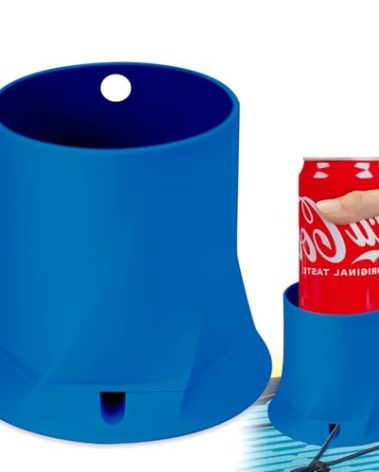 Paddle Board Cup Holder, Stand Up Paddle Board Accessory, Drink Holder Suitable for Types of Cup/Bottle/Drink (Navy Blue)