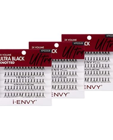 iENVY Ultra Black Individual Lashes 3 Pack Long Black