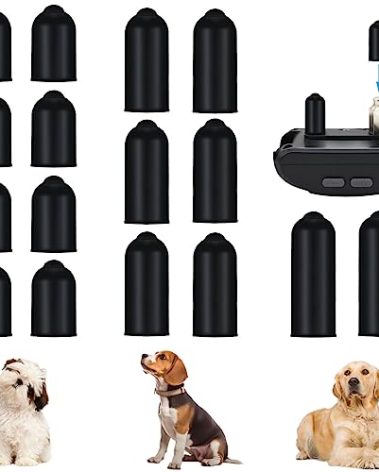 30 Pcs Dog Shock Collar Rubber Tips Training Collar Replacement Parts Silicone Covers Conductive Rubber Sleeve for Dog Training Collar Prongs or Anti Bark Collars Tool (13 mm, 16 mm, 20 mm)