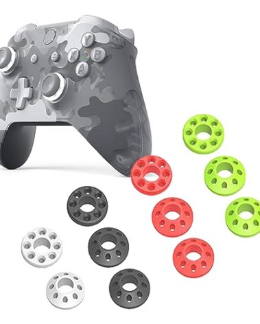 Precision Rings Aim Assist Motion Control for Playstation4(PS4),Playstation5(PS5),Xbox Series X/S,Xbox One X/S,Xbox 360,Switch Pro,Razer Wolverine V2 Controller Rings Silicone Soft.