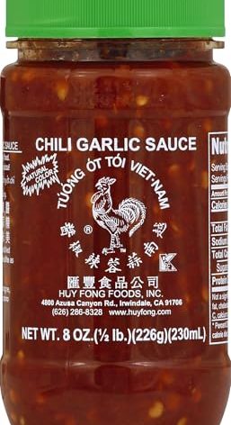 Huy Fong Chili Garlic Sauce, 8 oz
