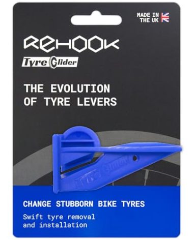 Rehook Tyre Glider | New Bicycle Tire Lever | Suitable for All Bike Tires | Professional, Portable & Patented Tool to Fit and Remove Road, Gravel, Mountain Bikes Tyre, Tube, Tubeless Puncture Repair