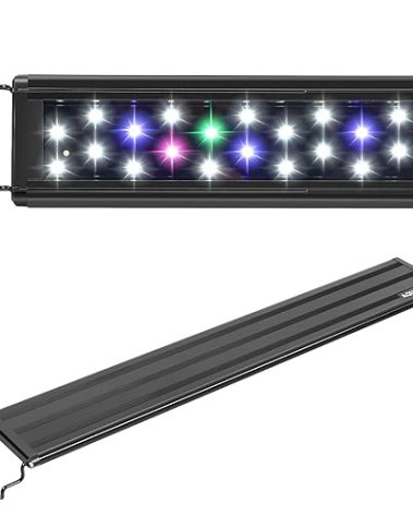 AQUANEAT LED Aquarium Light Full Spectrum 12 Inch Fish Tank Light Fresh Water