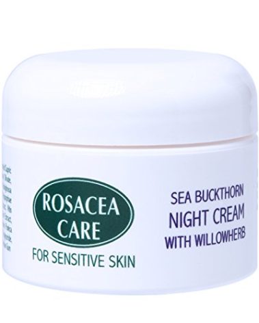 Rosacea Care Night Cream - Nourishing, deep moisturizer for rosacea skin (1.2 Oz)