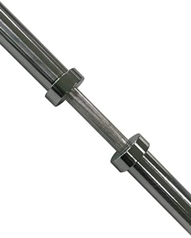 CAP Barbell 2' Solid Olympic Dumbbell Handle, No Collars, Chrome (New Version)