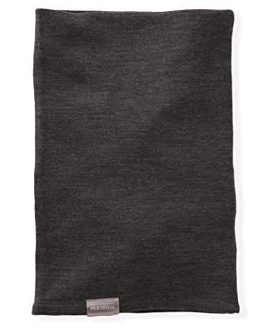 MERIWOOL 100% Merino Wool Ski Neck Gaiter Winter Neck Warmer for Women and Men