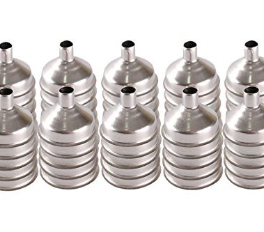Mirenlife Stainless Steel Mini Funnel for Essential Oil Bottles/Flasks - Pack of 50