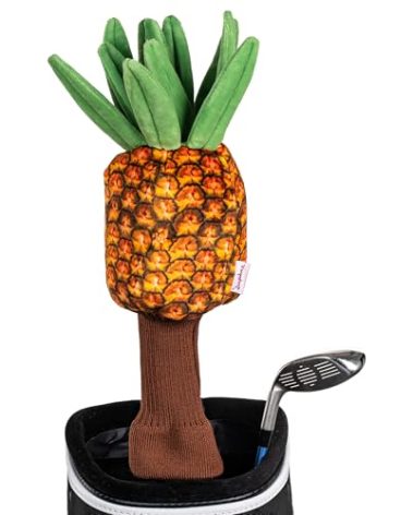 Daphne's Headcovers Pineapple Driver Headcover | Premium Driver Headcovers | Funny Golf Club Covers | Stylish Protection for Your Clubs | Men's Golf Gear | Driver Headcover for Men and Women