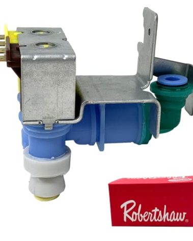 [WP12544124 Valve OEM Mania] WP12544124 (IMV-124, K-77198) NEW Robertshaw Produced for Whirlpool Refrigerator Water Valve Replacement Part 12544124 AP6005465 PS11738514 1541085
