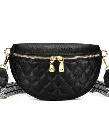 Belt Bag for Women,Fanny Packs for Women,Anti Theft Fanny Pack,leather Belt Bag and Removable Strap