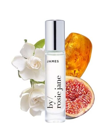 By Rosie Jane Fragrance Oil (James) - Clean Fragrance for Women - Essential Oil Vial with Notes of Fig, Amber, Gardenia - Paraben-Free, Vegan, Cruelty-Free, Phthalate-Free (7.5ml)