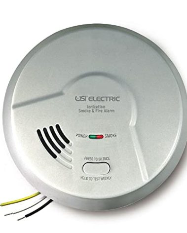 Universal Security Instruments Hardwired 10 Year Tamper Proof Permanent Power Sealed Battery 2-in-1 Universal Smoke Sensing Smoke and Fire Smart Alarm, Model MI106S