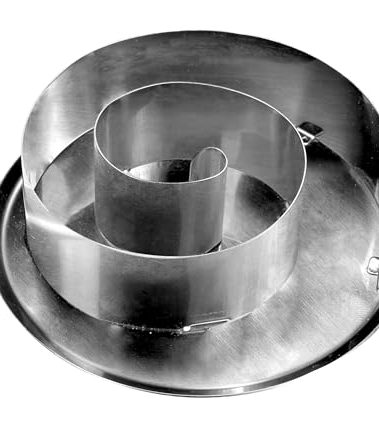 Ateco 1494 Spiral Pattern Bread Stamp, Stainless Steel
