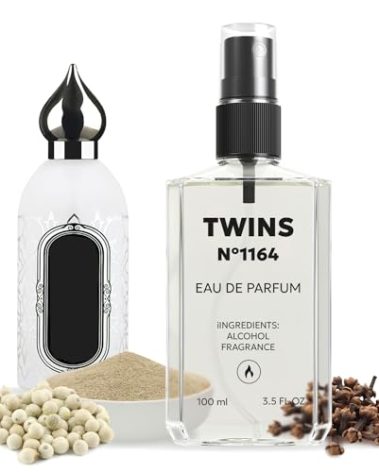 TWINS Impression of Musk Kashmir | Unisex Perfume for Women and Men Eau de Parfum | No.1164 | 3.4 Fl Oz / 100 ml