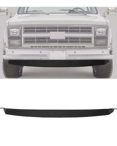KUAFU Front Bumper Lower Valance Air Dam Compatible with 1981-1986 Chevy Chevrolet K10 K20 K30 GMC K1500 K2500 K3500 Air Deflector 4WD Replacement for GM1092123 15569086