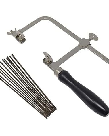 Megacast GERMAN STYLE JEWELERS SAW FRAME with 144 ASSORTED JEWELERS SAW BLADES