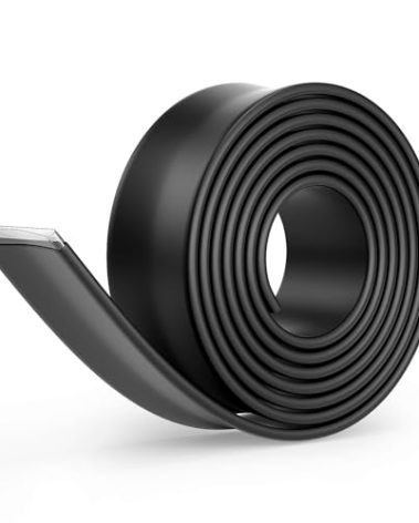 ELECFUN 3 Inch Heat Shrink Tubing Roll, 3:1 Large Marine Grade Adhesive Lined Heatshrink Tube, Heavy Duty Dual Wall Shrinkable Wiring Wrap, Seal Against Moisture Corrosion and Air Leakage 4 ft