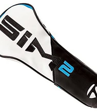 TaylorMade New 2021 Golf Sim2 Fairway Wood Headcover Black/White/Blue/Lime Neon