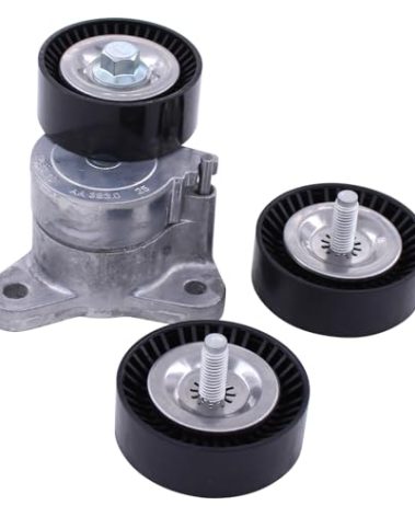 ApplianPar Serpentine Belt Drive Idler Pulley Tensioner Assembly Component Kit for Chrysler Dodge Avenger Jeep Compass Patriot Journey Caliber