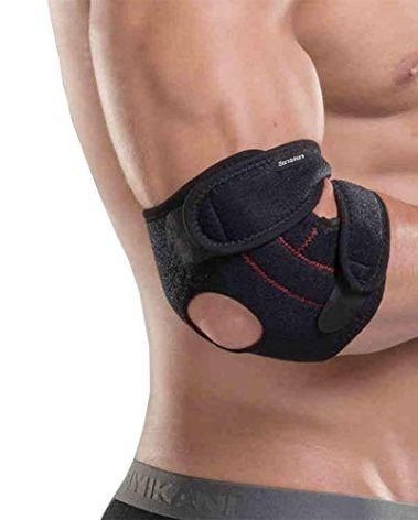 Senston Elbow Brace Adjustable Breathable Neoprene Elbow Support Arm Wrap Strap 1 Pack