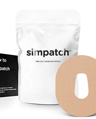 SIMPATCH – Dexcom G6 Adhesive Patch (25-Pack) – Waterproof Adhesive, CGM Patches (Beige)