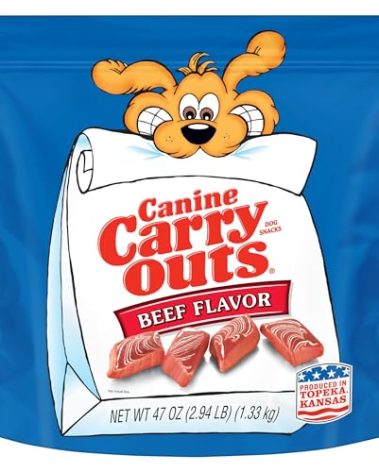 Canine Carry Outs Dog Treats, Beef Flavor, 47 Ounce