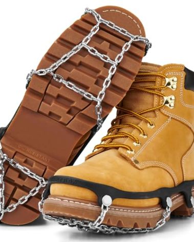 Yaktrax Traction Chains for Walking on Ice and Snow (1 Pair), Black, X-Large