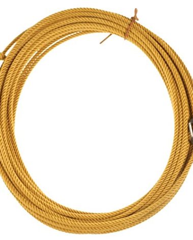 King Saddlery Inc Ropes Quad Poly Gold 4 Strand Ranch Rope Gold 45ft