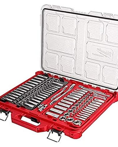 Milwaukee Electric - 1/4-3/8 106PC Rat. and Socket Set in PKOUT SAE-MM