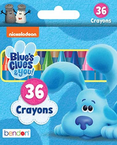 Blue's Clues and You 36 Count Crayons in Tuck Box