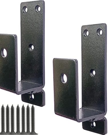 2x4 Door Barricade Brackets. Upgrade Door Barricade Security Bar Provide Our Home Under The Safety Environment. Door Metal Bar Bracket for Your Home, Garages, Basements, Sheds, Warehouses, Backyards.