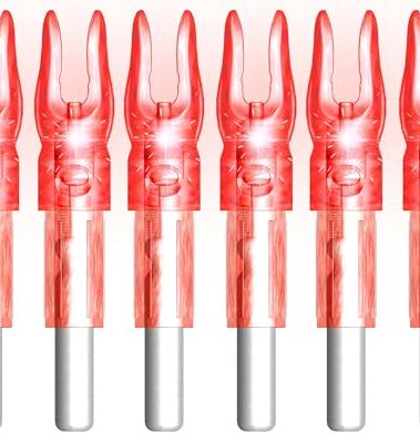 XHYCKJ 6PCS GT Led Lighted Nocks for Arrows with .246" Inside Diameter,Screwdriver Included