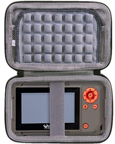 co2CREA Hard Case Replacement for Wildgame Innovations Trail Pad VU60 / Stealth Cam SD Card Reader Viewer 4.3" LCD Screen, Black Case