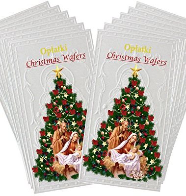 OPLATKI Traditional Christmas Wafers, Set of 12