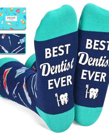 Zmart Dentist Gifts for Men Women - Gifts for Dentist Men Male Graduation Gift Dental Dentists Gift Ideas, Dentists Socks