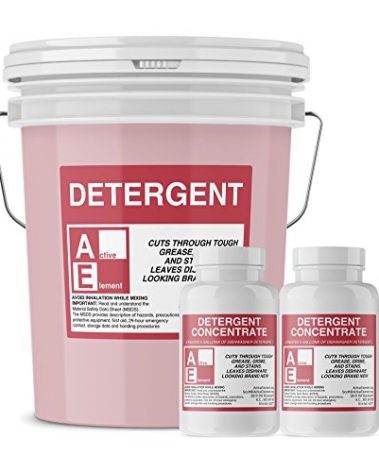 Active Element Commercial Dishwasher Detergent - Makes One 5 Gallon Pail - Industrial Dish Detergent - For High and Low Temp Dishwasher Machine