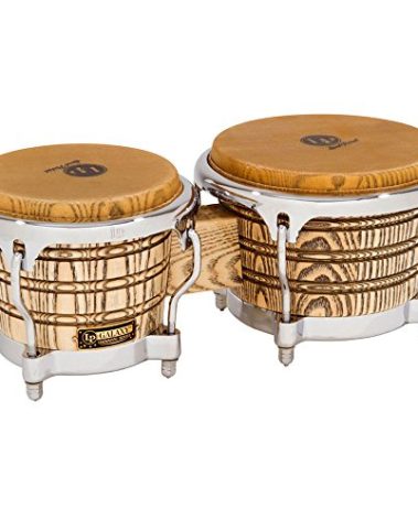 Latin Percussion LP Galaxy Giovanni Series Bongos - Natural/Chrome Natural 8.625-inch