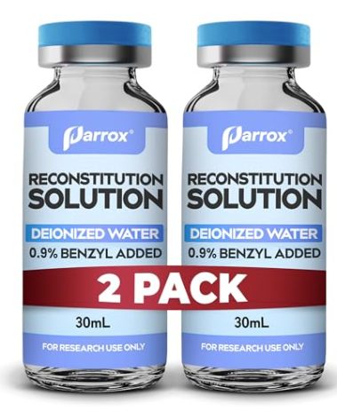 Reconstitution Solution 2-Pack, 30mL in Premium Glass Vials with Flip-Off Caps