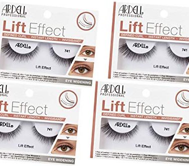 Ardell Lift Effect False Strip Lashes #741, 4 packs