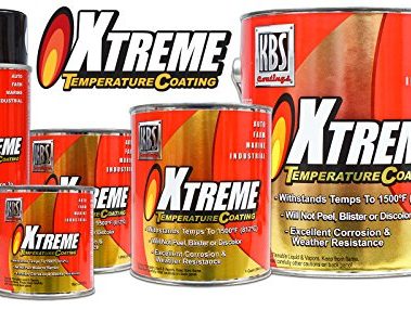 KBS Coatings 65323 Stainless Steel Xtreme Temperature Coating - 1 Pint
