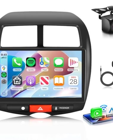 8Core 4G+ 64G Android 15 Car Stereo Radio for Mitsubishi Outlander Sport Radio 2011-2017, for Mitsubishi ASX 2013-2015,for RVR 2011-2017, Rimoody Wireless Carplay Android Auto GPS 5G-WiFi 10.1"