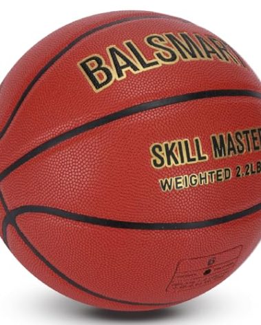 BALSMART 2.2 LBS 28.5" Weighted Heavy Basketball Training Equipment for Indoor Outdoor Improving Handling Dribbling Passing Rebounding Skills