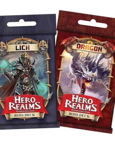 WISE WIZARD GAMES, Hero Realms Bundle: Lich and Dragon Boss Decks